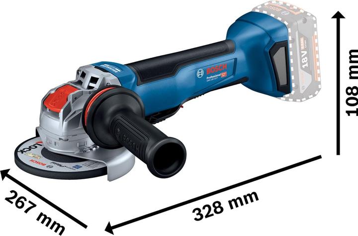 Immagine prodotto Bosch Professional GWX 18V-10 P (125 mm)