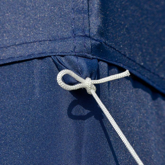 Actual product image Swisshandel24 Gartenpavillon 3x3m wetterfest mit Moskitonetz, Polyester in Blau (300 cm, 300 cm)