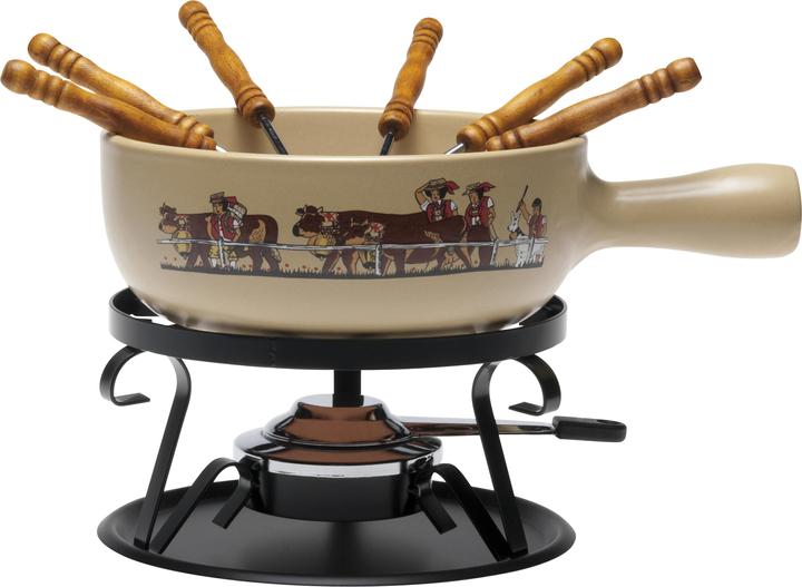Nouvel Set di fonduta di formaggio "Appenzell" (Fondue di formaggio)