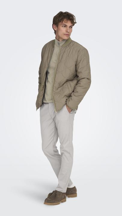 Immagine prodotto Only & Sons Giacca trapuntata alta chiusa Giacca (L)