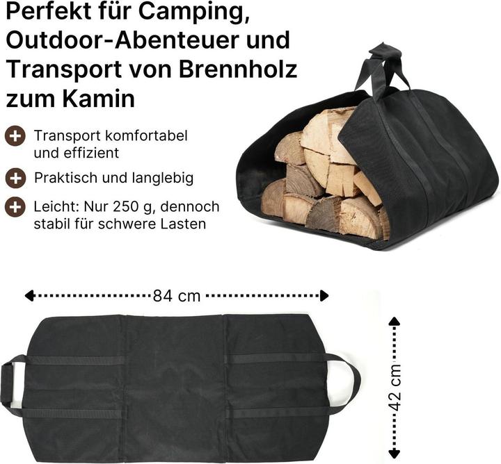 Image du produit Hermex Sac de transport en bois (42 x 84 cm)