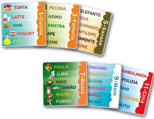 Image du produit Clementoni Sapientino Logic cartes illustrées avec des lettres, des mots croisés pour les enfants, Flashc