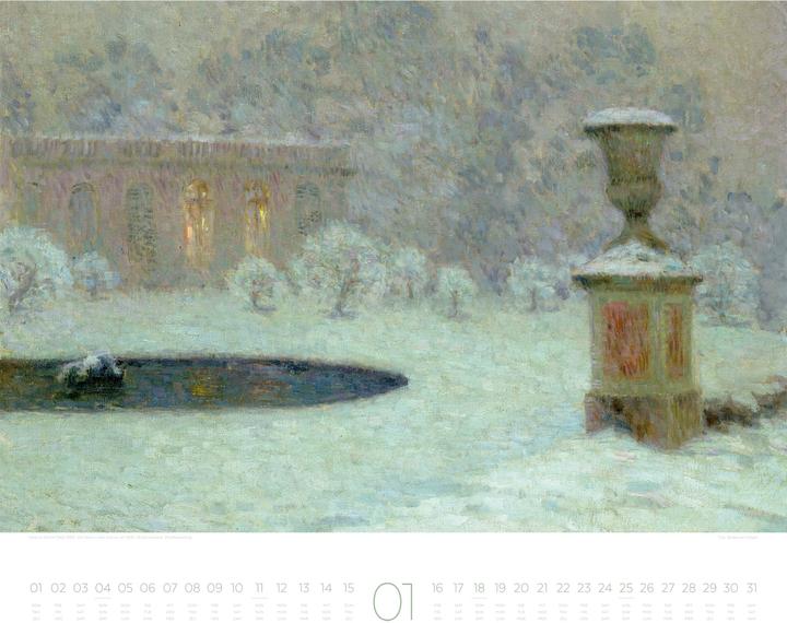 Actual product image Die Kunst der Stille Kalender 2026 (54 x 48 cm, Hardcover, French, German, English)