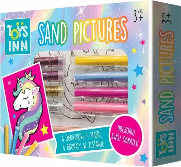 Actual product image Stnux Piaskowe obrazki Jednorożec