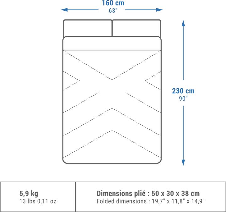 Image du produit Quechua 340418 (225 cm)