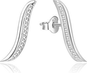 Image du produit Beneto Élégants boucles d'oreilles longitudinales en argent AGUP1790L (L)