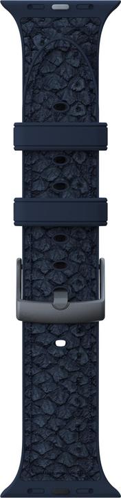 Actual product image Njord Vatn Watch Strap For (41 mm, 40 mm, Vegan Leather, Stainless steel fastener, Salmon leather)