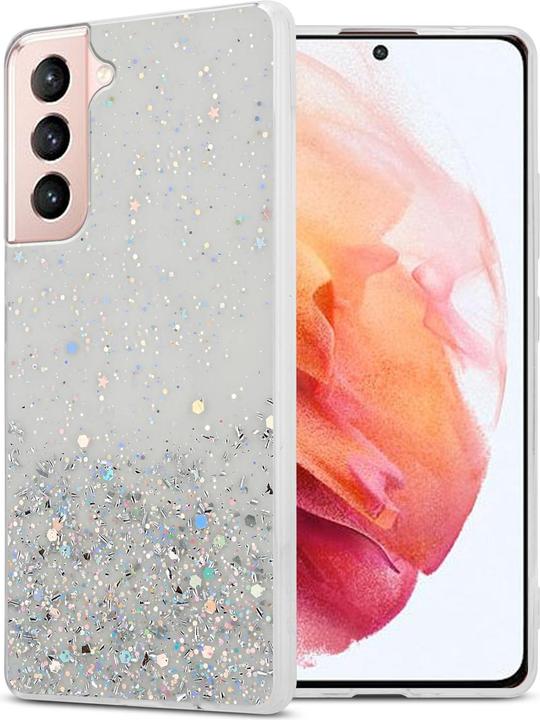Transparent avec paillettes