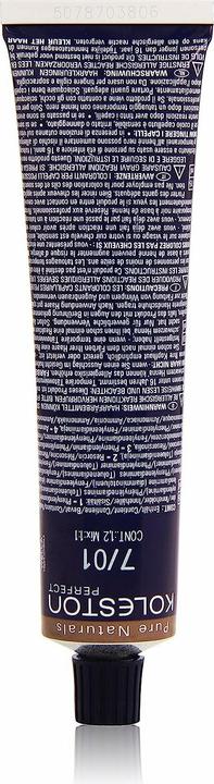 Immagine prodotto Wella Koleston Perfect Me+ Pure Naturals (7/01 medio biondo naturale-cenere)