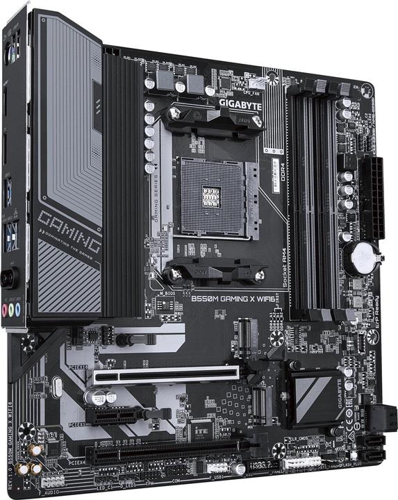 Produktbild Gigabyte MB GBT AMD AM4 B550M GAMING X WIFI6 (AM4, AMD B550, mATX)
