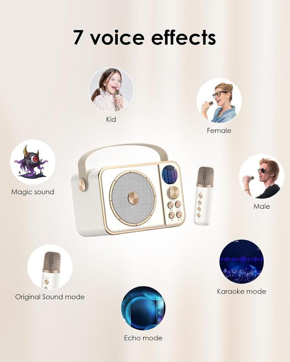 Actual product image Bescost Karaokemaschine (1x 10 W)