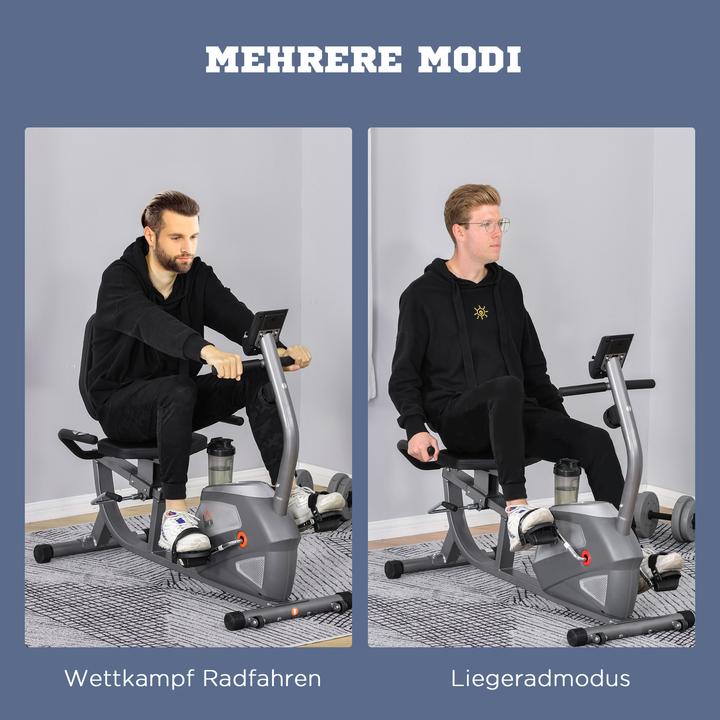 Produktbild Homcom Liegeergometer mit LCD-Anzeige und 8 Stufen