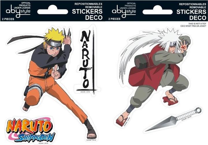 Immagine prodotto GED Set Adesivi Naruto - 2 Fogli 16x11 cm (Naruto/Jiraiya)