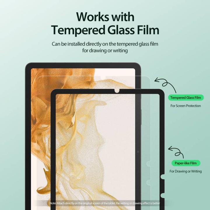 Produktbild Dux Ducis Naad Series Paperlike Film Schutzfolie (1 Stück, Galaxy Tab S9, Galaxy Tab S8, Galaxy Tab S9 FE, Galaxy Tab S7)