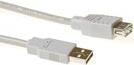 Actual product image SB2199 1m USB A USB A Male Female Ivory USB Cable (1 m, USB 2.0)