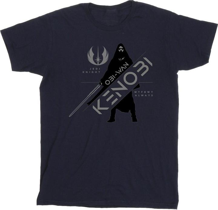 Actual product image Star Wars Mens Obi-Wan Kenobi Jedi Knight T-Shirt (XL)