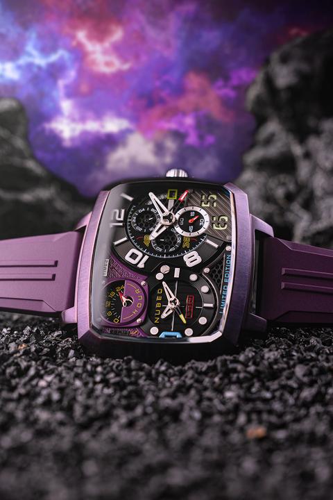 Immagine prodotto Nubeo NB-6084-06 Orologio da uomo Odyssey Triple Time-Zone Limited 58mm 5ATM (Cronografo)