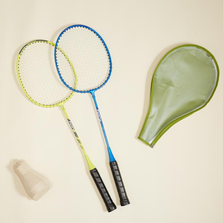 Actual product image Perfly Adult badminton set - Fun Set BR130 lime/blue