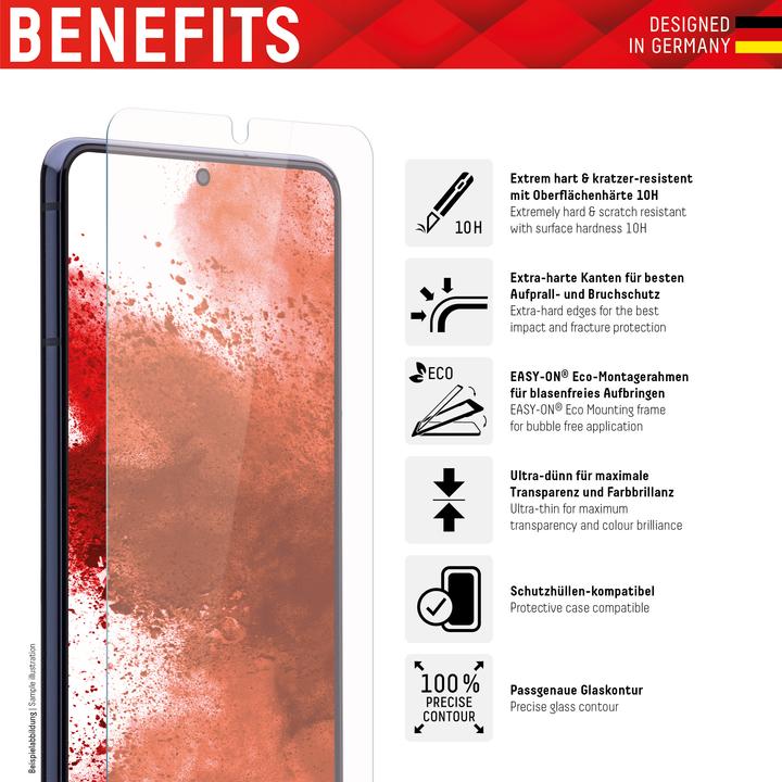 Produktbild Displex Panzerglas (1 Stück, Samsung Galaxy S22+)