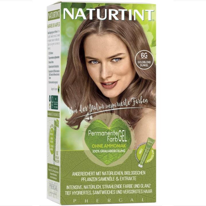 Image du produit Naturtint Gel colorant permanent pour cheveux 6G blond doré foncé sans ammoniaque (6G Blond doré foncé sans ammoniaque)
