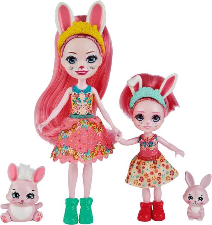 Image du produit Enchantimals Puppe + Little Sister Sort.
