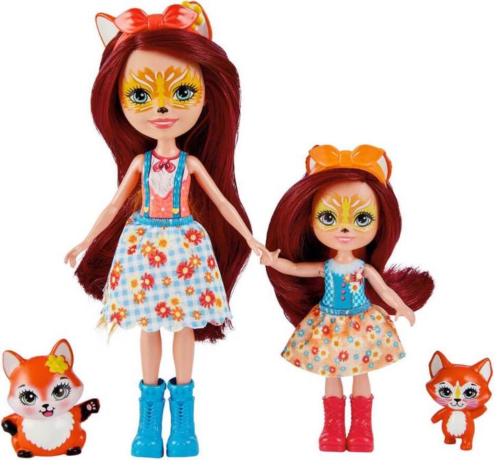 Image du produit Enchantimals Puppe + Little Sister Sort.