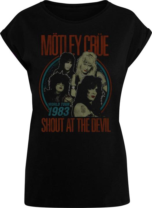 Produktbild Merchcode Ladies Motley Crue - SATD Tour 1983 Extended Shoulder Tee - 114109 (XL)