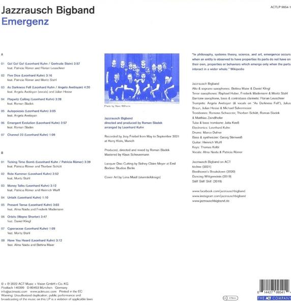 Actual product image Emergence (180g Black Vinyl+Download) (Jazzrausch Bigband)