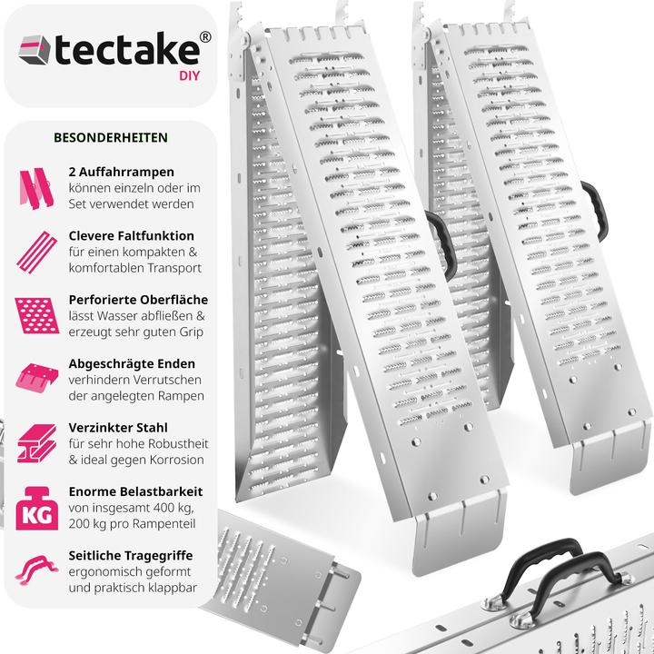 Produktbild tectake Auffahrrampen