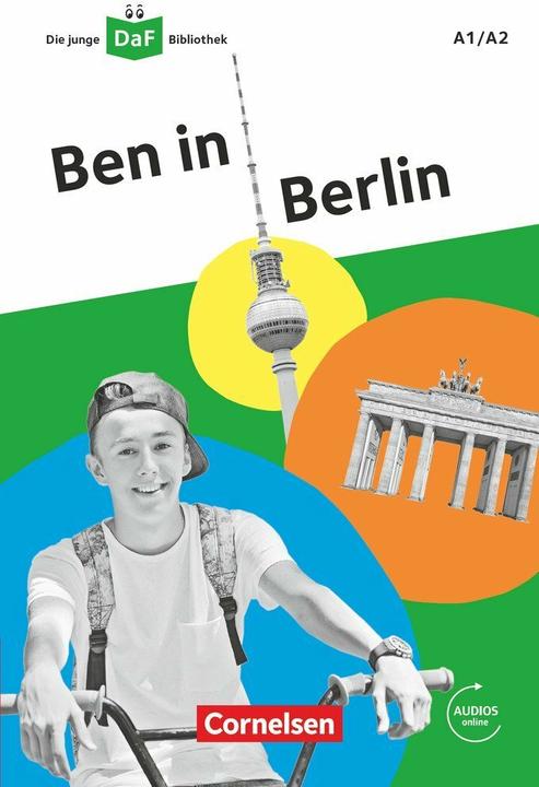 Immagine prodotto Die junge DaF-Bibliothek, A1/A2, Ben in Berlin, Lektüre mit Audios online (Tedesco, Kathrin Kiesele, Zuppa Jens Lean, 2019)