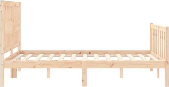 Immagine prodotto VidaXL Massivholzbett mit Kopfteil 4FT6 Double (135 x 190 cm)