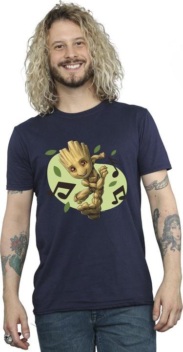 Immagine prodotto Guardians Of The Galaxy Groot Musical Notes Maglietta Uomo (XL)
