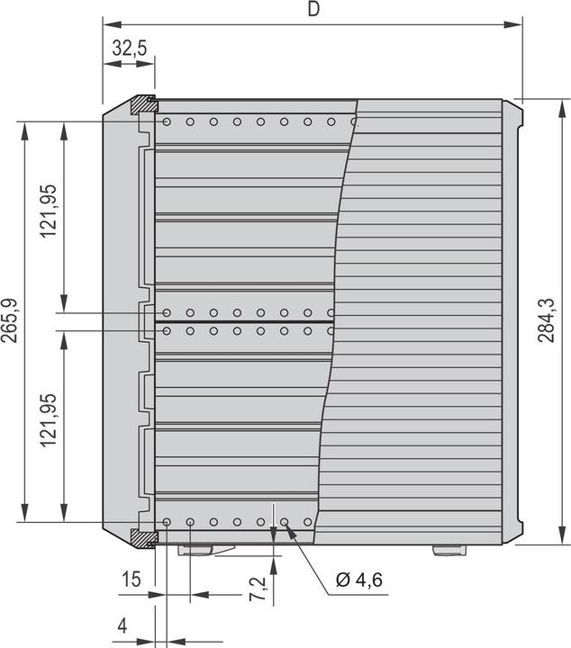 Immagine prodotto Schroff Armadio completo, schermato EMC - PROPAC PRO GEH.6HE 84TE 446T
