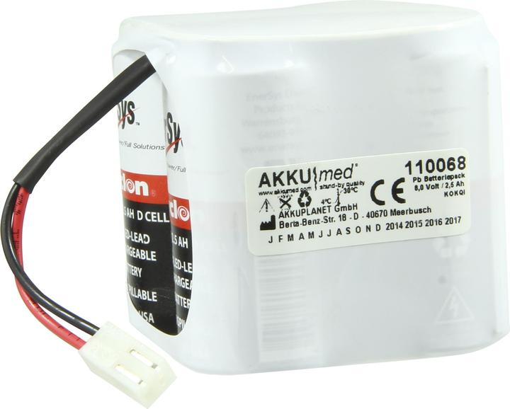 Produktbild AccuCell Blei Gel Akku passend für Physio Control Defibrillator Lifestat 200/1600 CE Konform