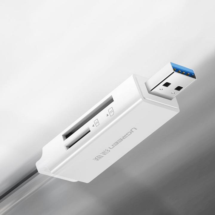 Image du produit Ugreen CM104 Lecteur de cartes mémoire SD/microSD USB 3.0 (noir) (USB 3.0)