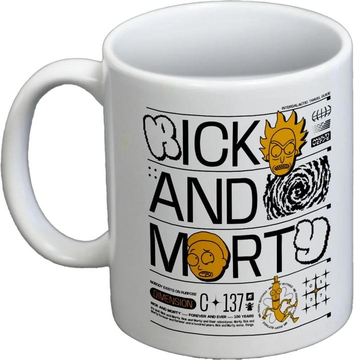 Actual product image Rick And Morty Nobody Exists On Purpose Mug (315 ml, 1 x)