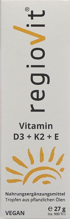 Produktbild Regiovit Activate Vitamin D3 + K2 + E Tropfen (1 Stück, Tropfen, 85 g)