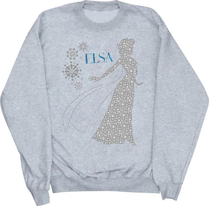 Disney Frozen Elsa Christmas Silhouette Sweatshirt (S)