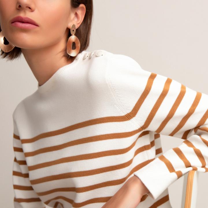 Actual product image La Redoute Collections Organic cotton sailor jumper (L)