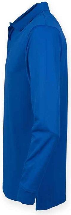 Actual product image Henbury Adults Unisex Long Sleeve Coolplus Piqu Polo Shirt (XXL)