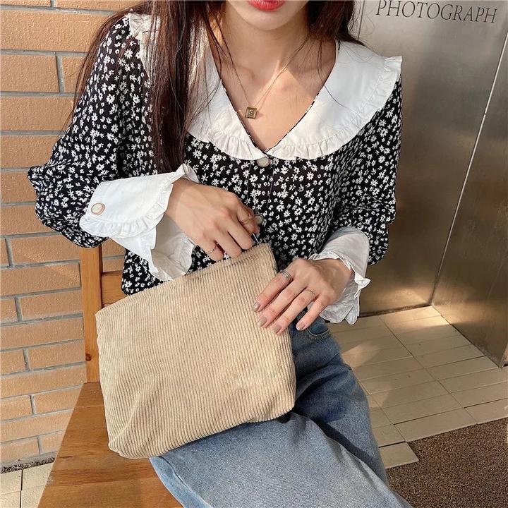 Only-Bags.Store Borsa per cosmetici da viaggio con cavo Borsa per il trucco portatile Borse di grande capacità
