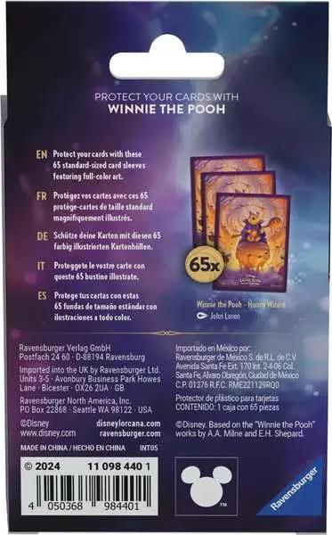 Produktbild NoName Disney Lorcana Trading Card Game: Azurblaues Meer - Kartenhüllen Winnie Puuh