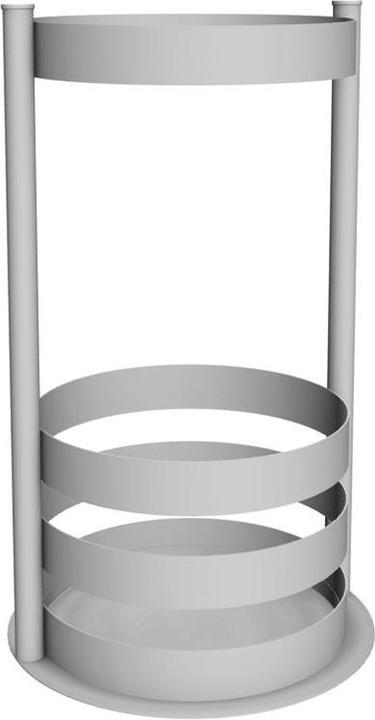 Kerkmann Umbrella stand Tim 34626481 silver stainless steel (30 x 49 cm)