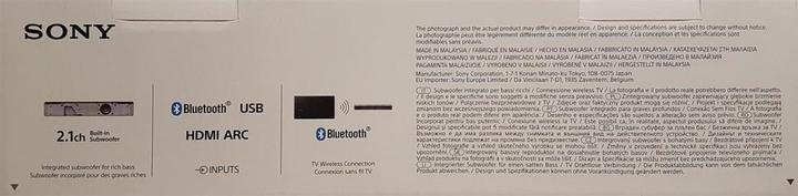 Image du produit Sony Ht-Sf200 (80 W, Canal 2.1)