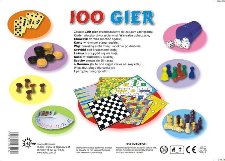 Actual product image Abino Zestaw 100 gier AB 72113 (Polish)