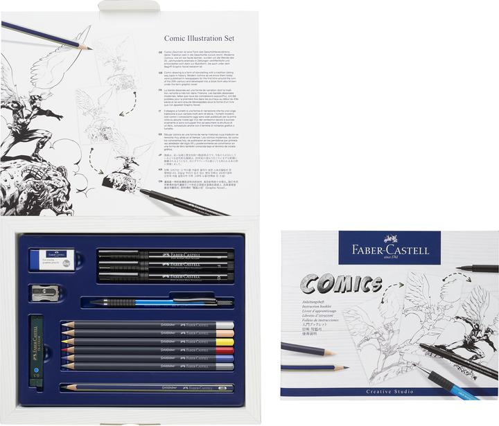 Produktbild Faber-Castell Comic Illustration Set (Sortiert, 15 x)
