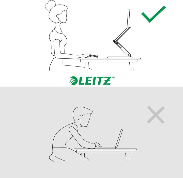 Actual product image Leitz Ergo multi-angle laptop stand
