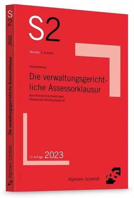 Immagine prodotto Die verwaltungsgerichtliche Assessorklausur (Tedesco, Horst Wüstenbecker, 2023)