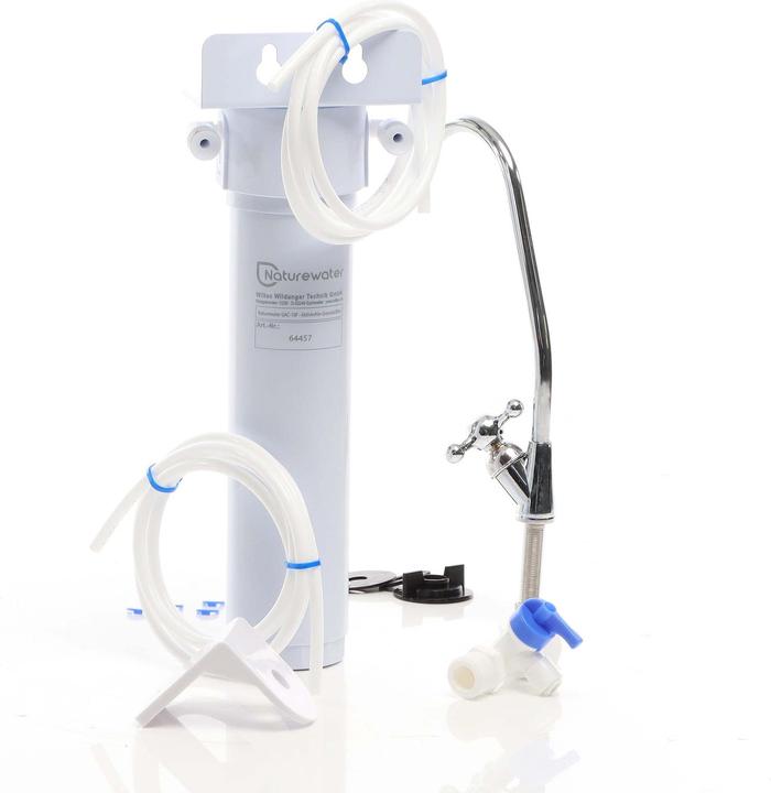 Image du produit Naturewater NW-1-GAC Filtre à eau Sous évier Cartouche sédimentaire Granulés de charbon actif Eau