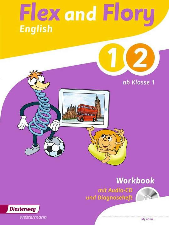 Produktbild Flex and Flory 1-4 1./2. Schuljahr. Workbook mit Schüler-Audio-CD und Diagnoseheft (Deutsch, Englisch, Chris Carter, Katja Gerbig, Ute Schimmler, Barbara Hardt, Mareike Siekmeier, Cornelia Steppuhn, 2017)
